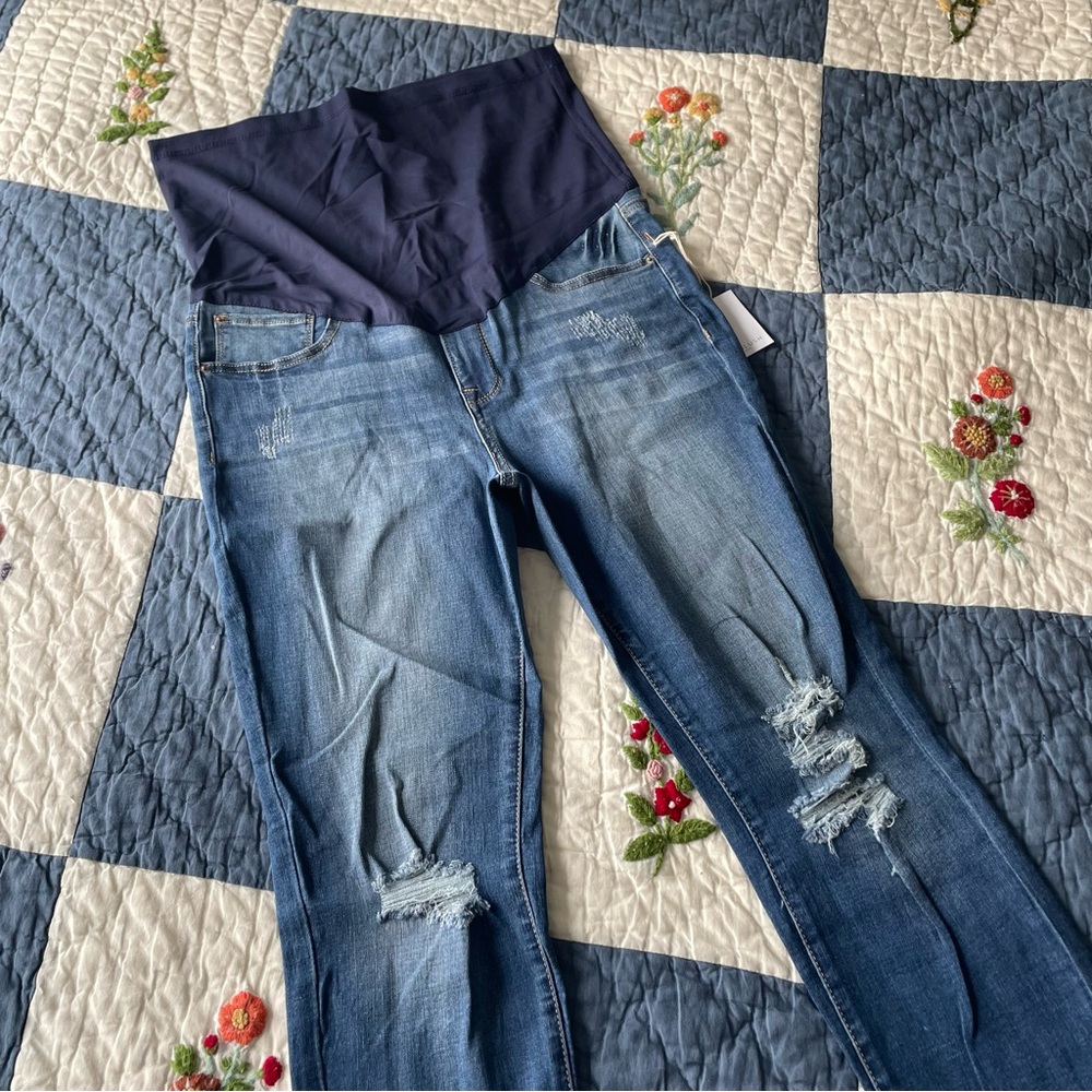Pink Blush Maternity Jeans